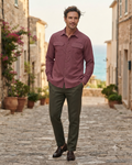 Brandon Men's UPF50+ Fishing Shirt – Long Sleeve Quick-Dry Outdoor Shirt with Pockets