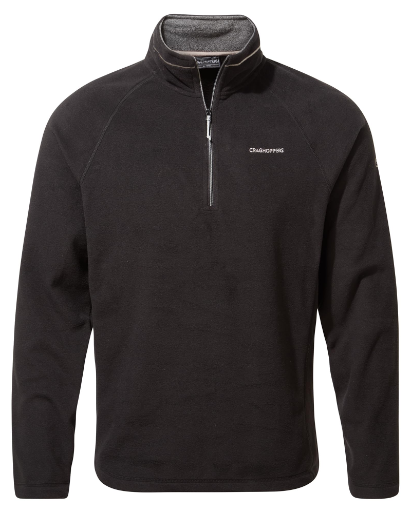 Mileson Men's Full Zip Fleece Jacket – Recycled Microfleece Outdoor Layer with Zip Pockets