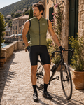 Caleb Men's Cycling Gilet – Lightweight Wind-Resistant Packable Sleeveless Vest