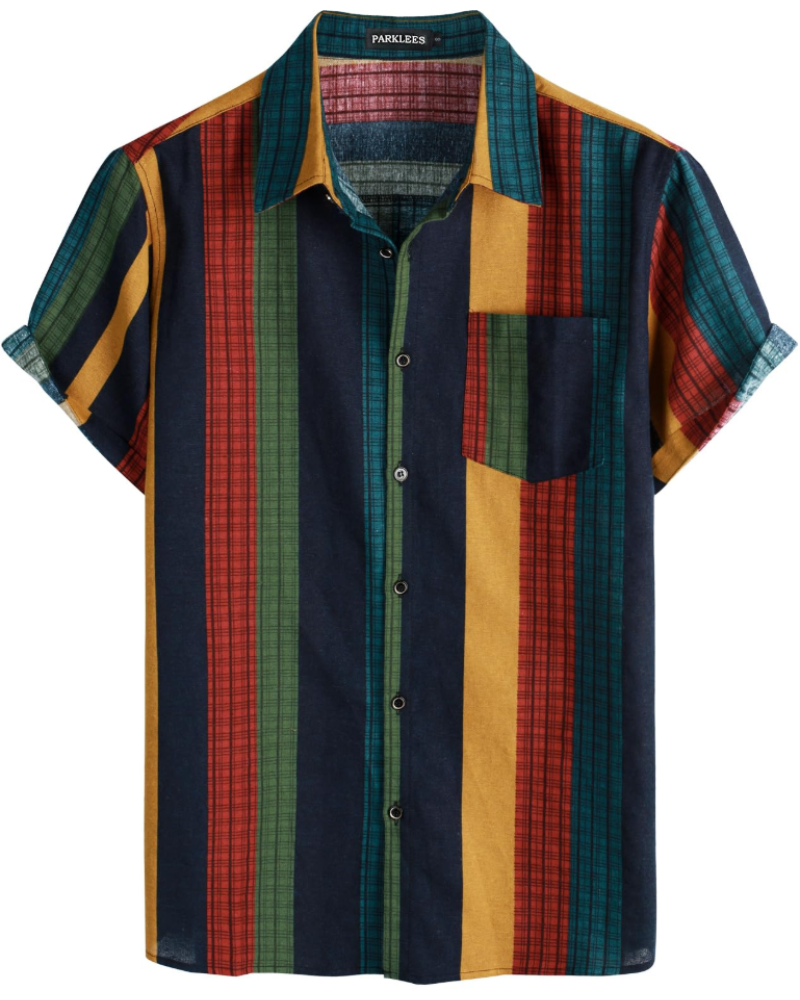 Holden Men's Floral Shirt – Short Sleeve Button-Up Summer Shirt