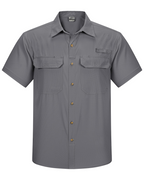 Trevor Men's UPF 50+ Outdoor Shirt – Short Sleeve Quick-Dry Hiking Fishing Shirt