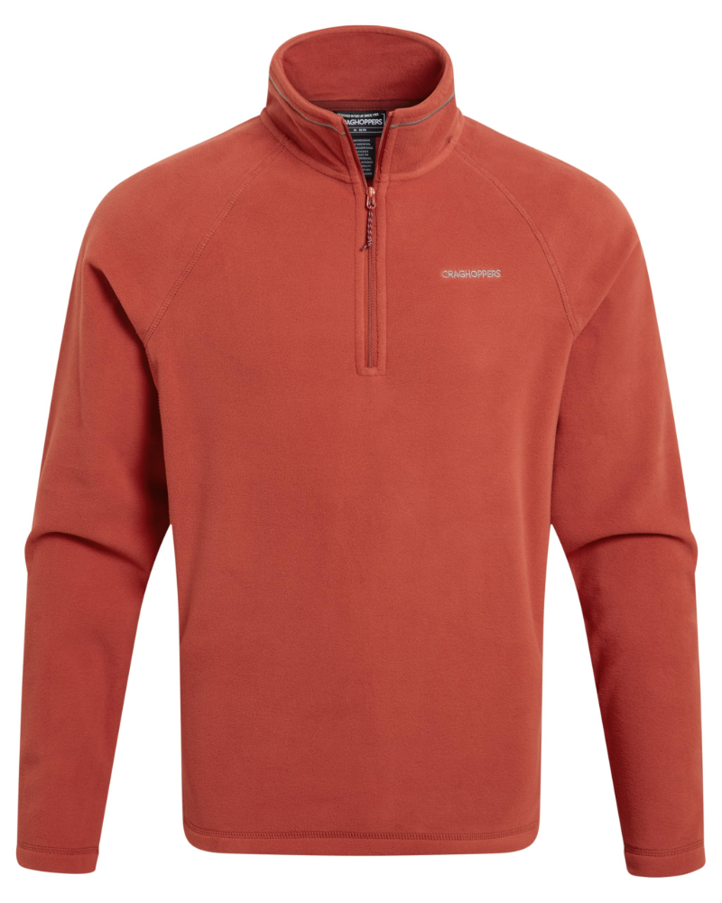 Mileson Men's Full Zip Fleece Jacket – Recycled Microfleece Outdoor Layer with Zip Pockets