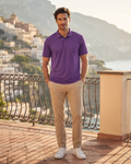 Lewis Men's Quick-Dry Polo Shirt – Regular Fit 3 Button Sports Golf Polo