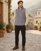 Derek Men's Fleece Gilet – Full Zip Sleeveless Outdoor Vest with Zipped Pockets