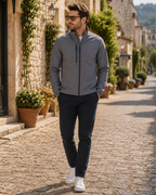 Lennox Men's Softshell Jacket – Fleece-Lined Zip-Up Jacket with Zipped Pockets