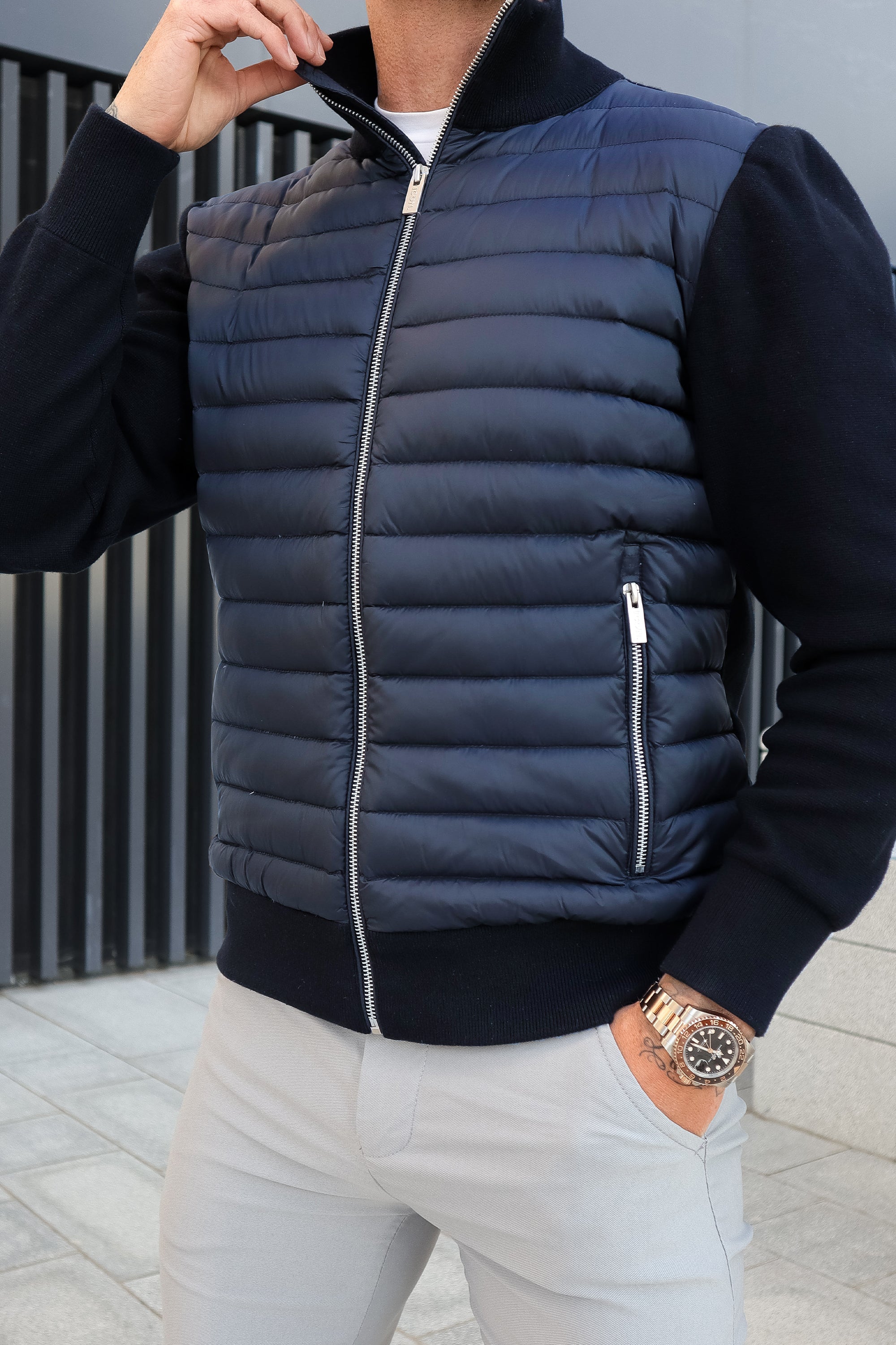 Connor Men's Hybrid Jacket – Detachable Sleeve Lightweight Utility Outdoor Coat