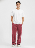 Blake Men's Corduroy Trousers – Loose Fit Drawstring Casual Straight Leg Pants