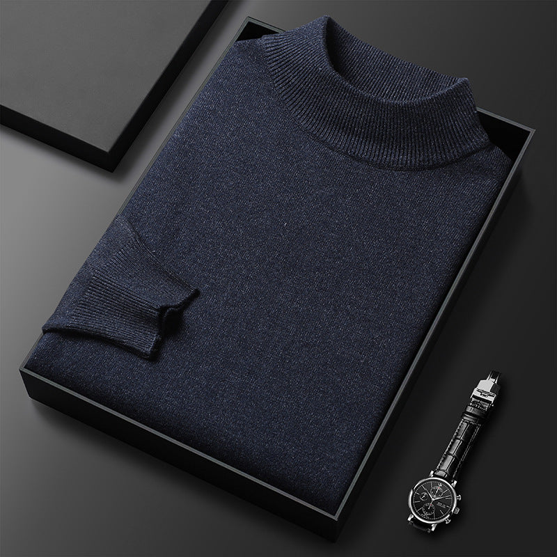 Oliver Men's Half Neck Jumper – Soft Knit Smart Casual Winter Pullover