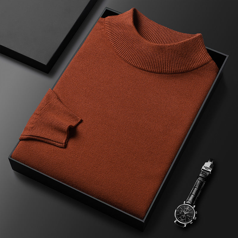 Oliver Men's Half Neck Jumper – Soft Knit Smart Casual Winter Pullover
