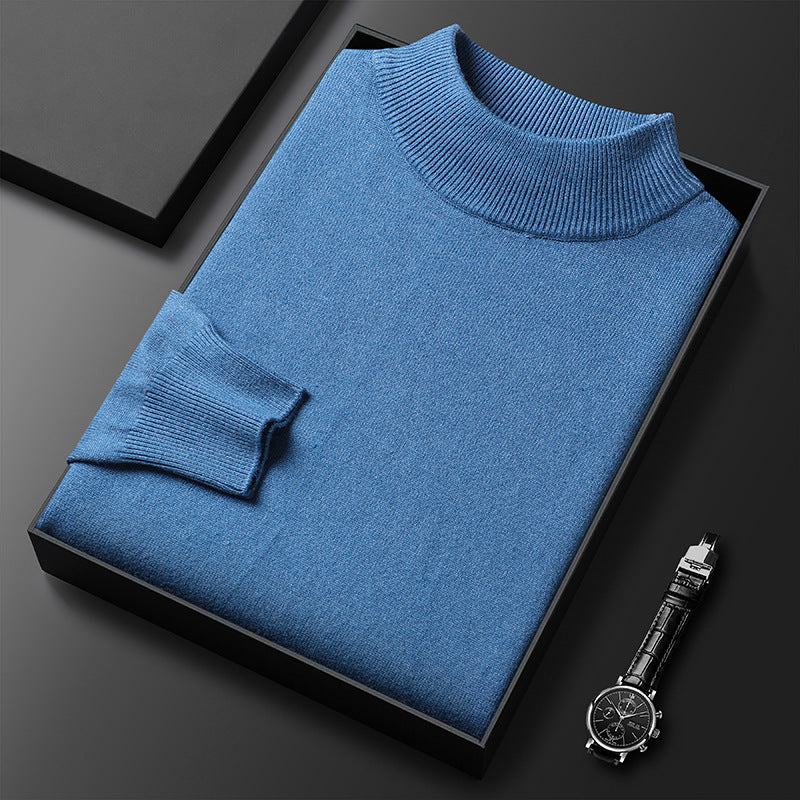 Oliver Men's Half Neck Jumper – Soft Knit Smart Casual Winter Pullover