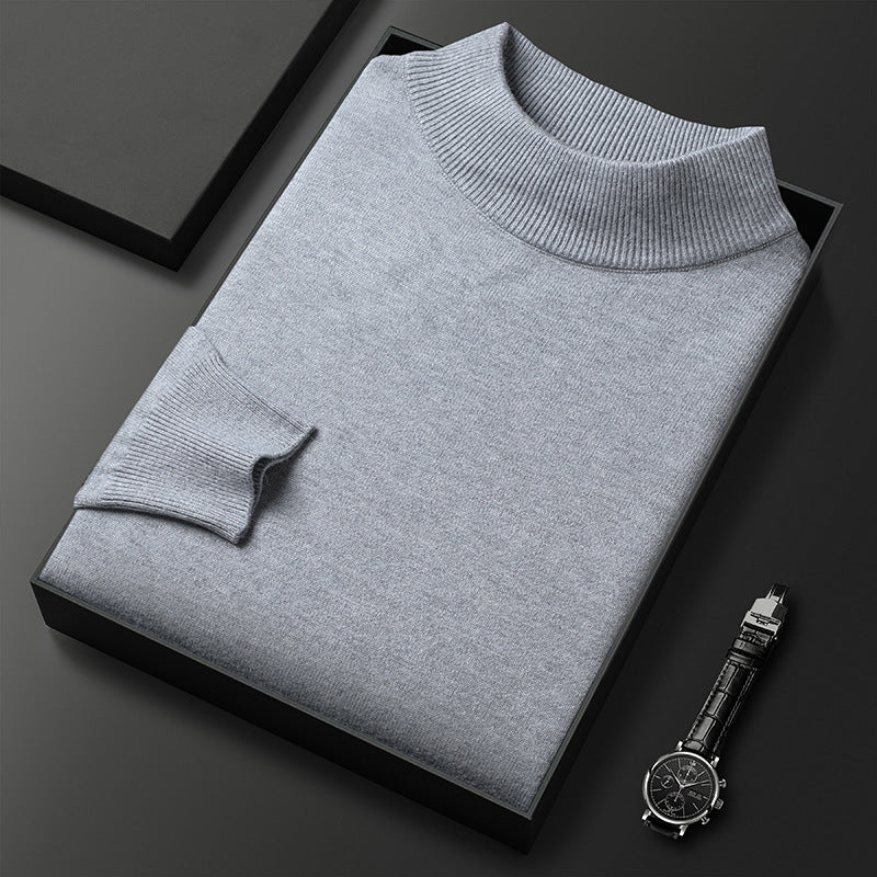 Oliver Men's Half Neck Jumper – Soft Knit Smart Casual Winter Pullover