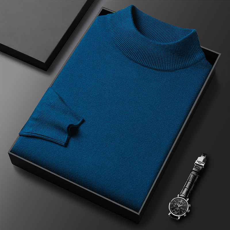 Oliver Men's Half Neck Jumper – Soft Knit Smart Casual Winter Pullover
