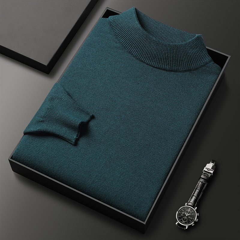 Oliver Men's Half Neck Jumper – Soft Knit Smart Casual Winter Pullover