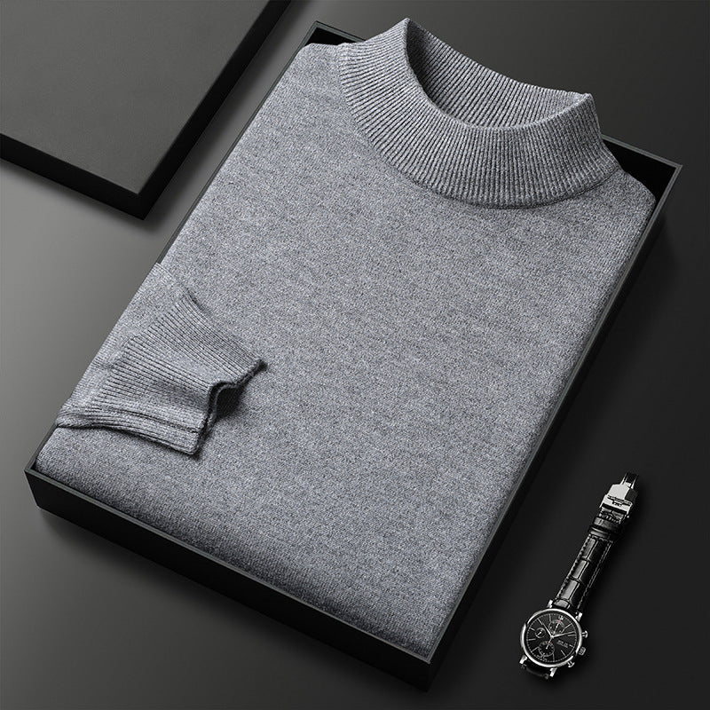 Oliver Men's Half Neck Jumper – Soft Knit Smart Casual Winter Pullover