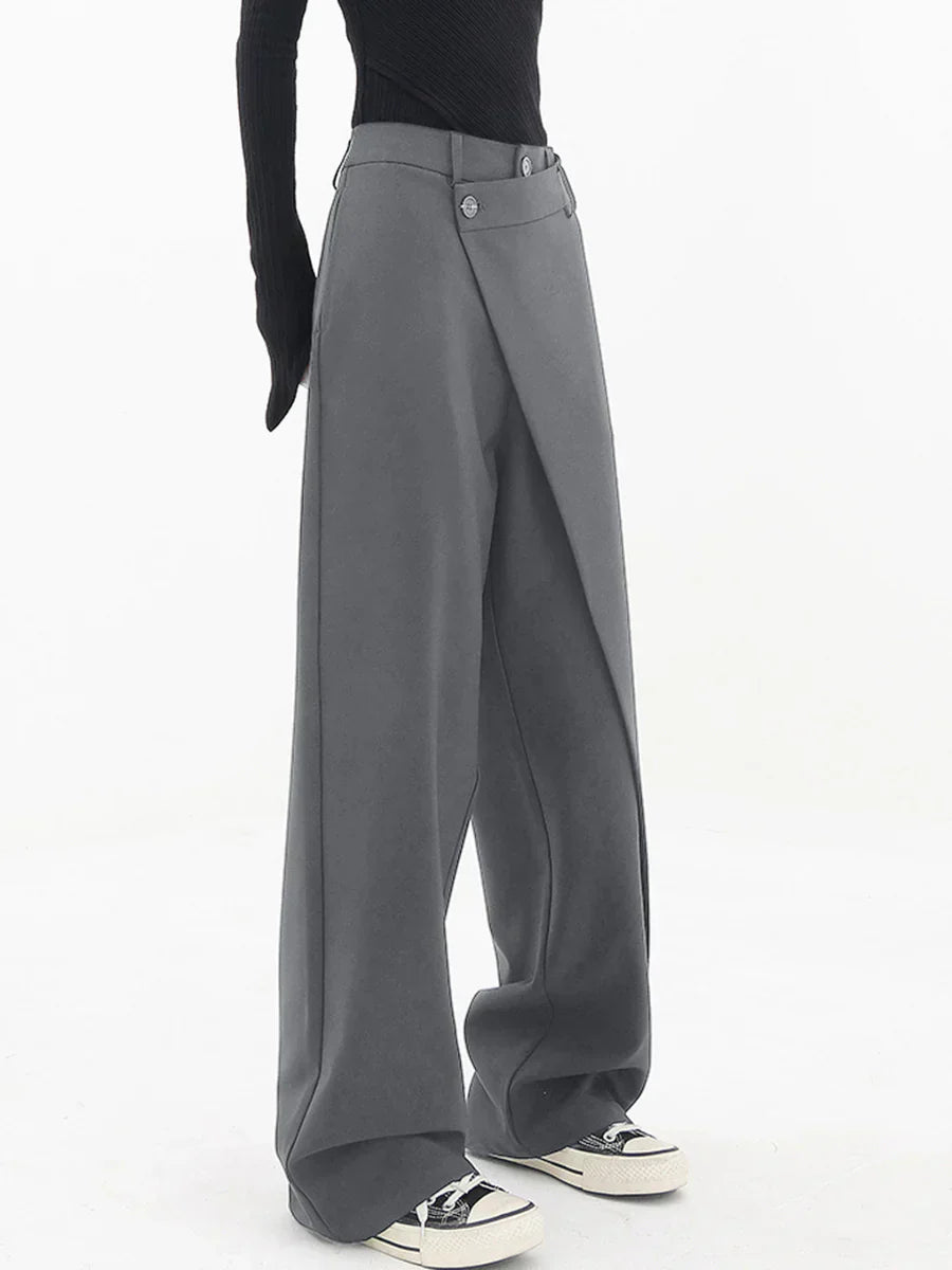 Harper Women's Wide Leg Trousers – Relaxed Fit Casual Summer Palazzo Pants