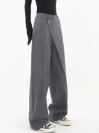 Harper Women's Wide Leg Trousers – Relaxed Fit Casual Summer Palazzo Pants