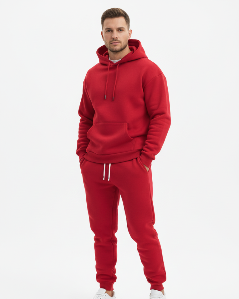 Carl Men's Tracksuit Set – Hooded Hoodie & Joggers Casual Sportswear Set