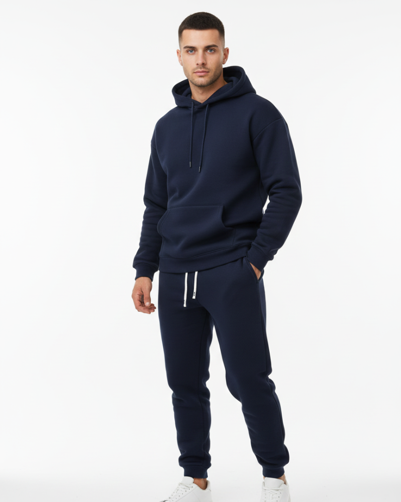 Carl Men's Tracksuit Set – Hooded Hoodie & Joggers Casual Sportswear Set