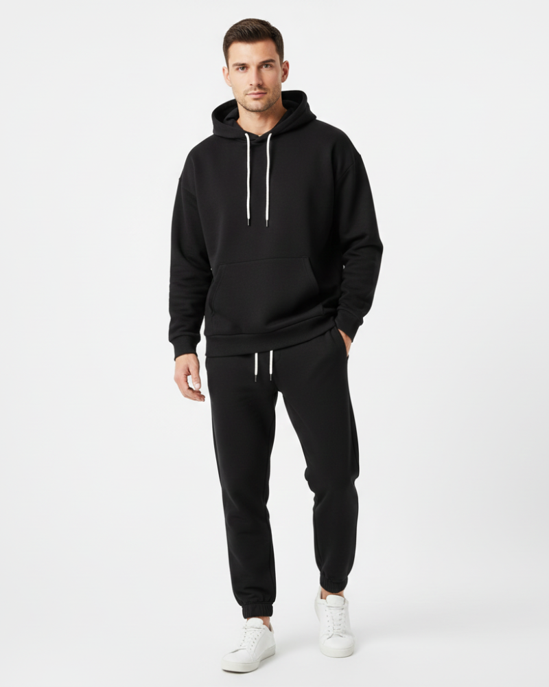 Carl Men's Tracksuit Set – Hooded Hoodie & Joggers Casual Sportswear Set