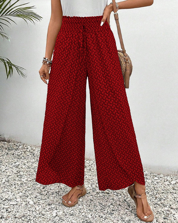 Adeline Women's Wide Leg Trousers – High Waisted Smart Casual Palazzo Trousers