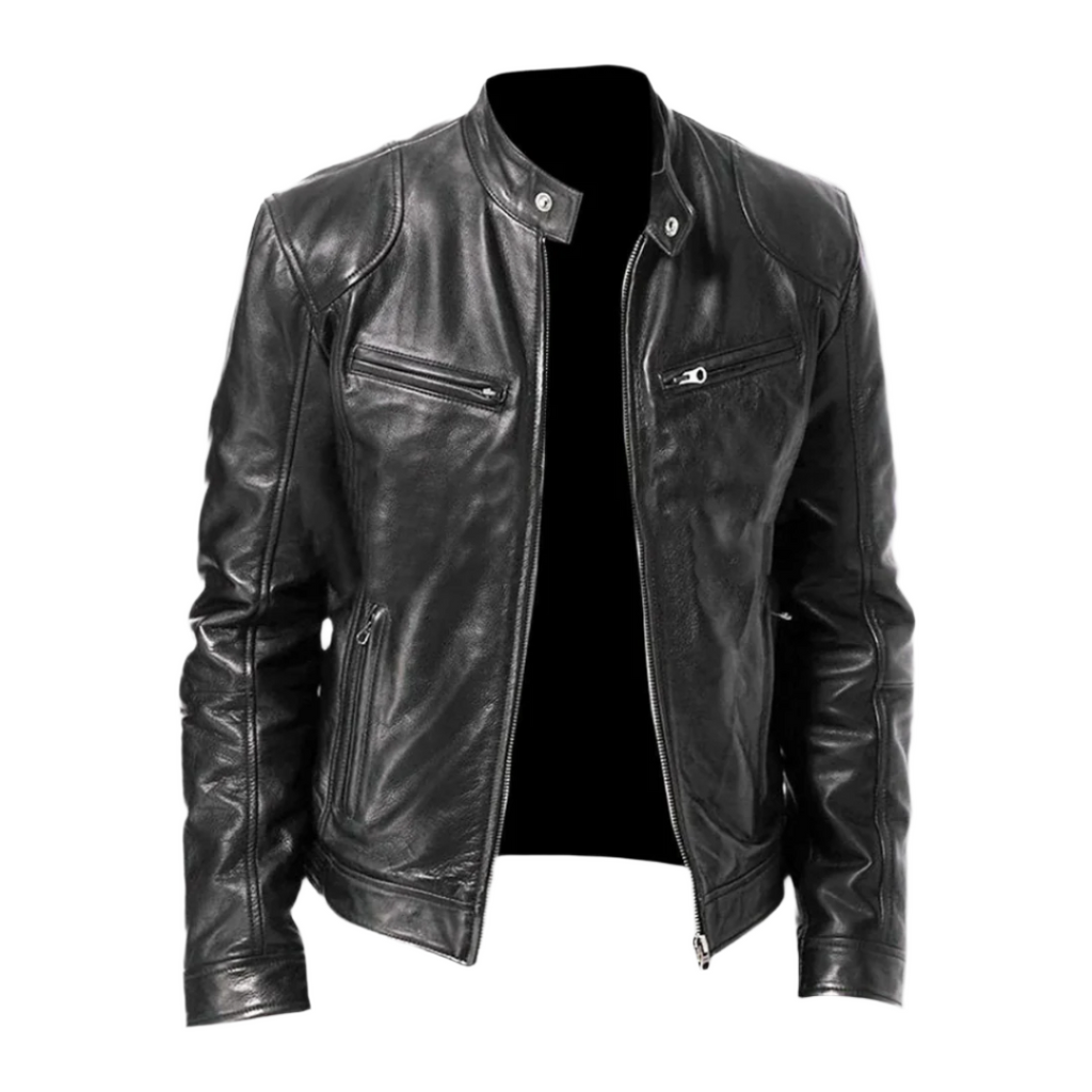 Grayson Men's Leather Jacket – Premium Genuine Leather Smart Casual Coat