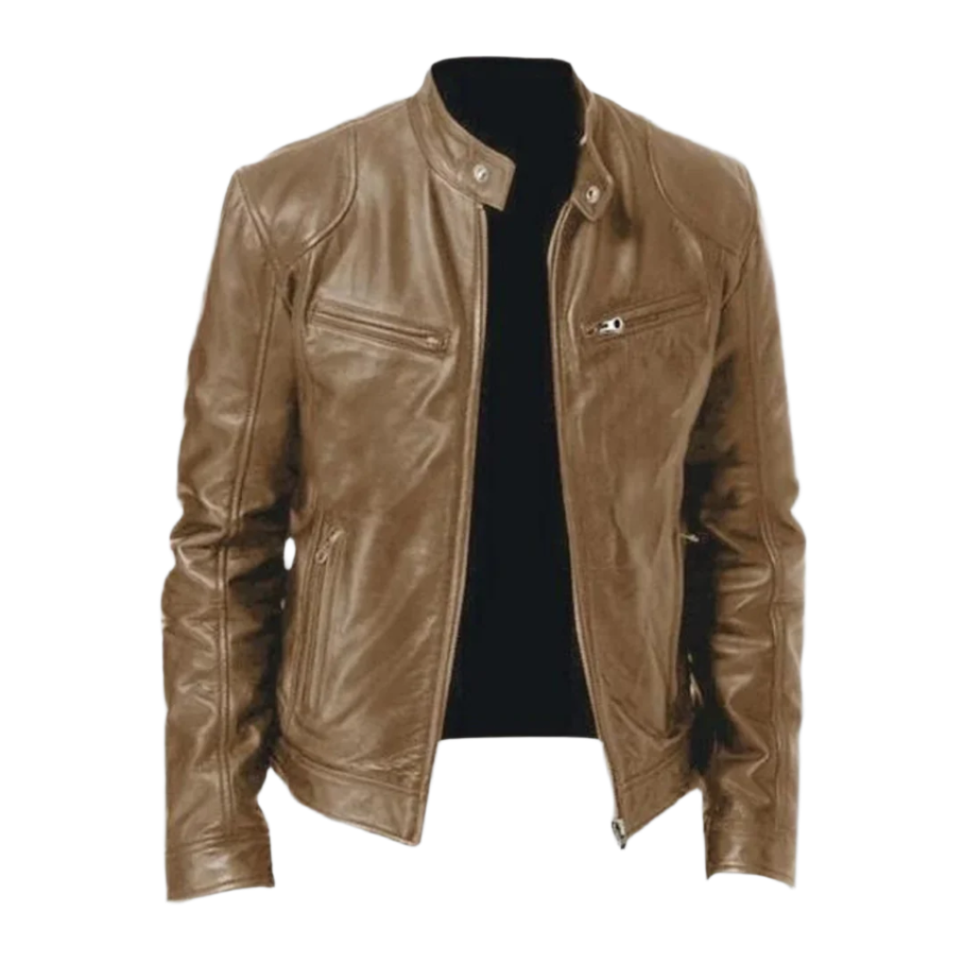 Grayson Men's Leather Jacket – Premium Genuine Leather Smart Casual Coat