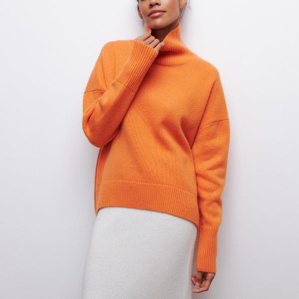 Florence Women's Knit Jumper – Soft Relaxed Fit Smart Casual Winter Sweater