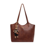 Hannah Women's Vegan Leather Tote Bag – Vintage Finish, Spacious Design & Charm