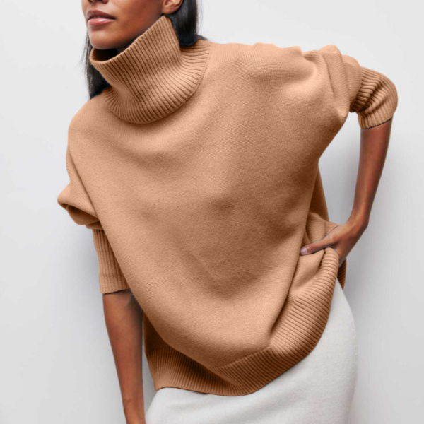 Florence Women's Knit Jumper – Soft Relaxed Fit Smart Casual Winter Sweater