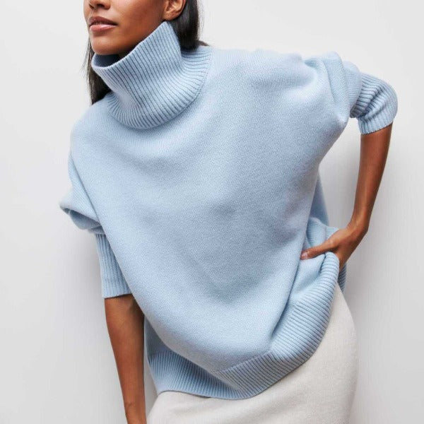 Florence Women's Knit Jumper – Soft Relaxed Fit Smart Casual Winter Sweater