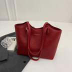 Hannah Women's Vegan Leather Tote Bag – Vintage Finish, Spacious Design & Charm