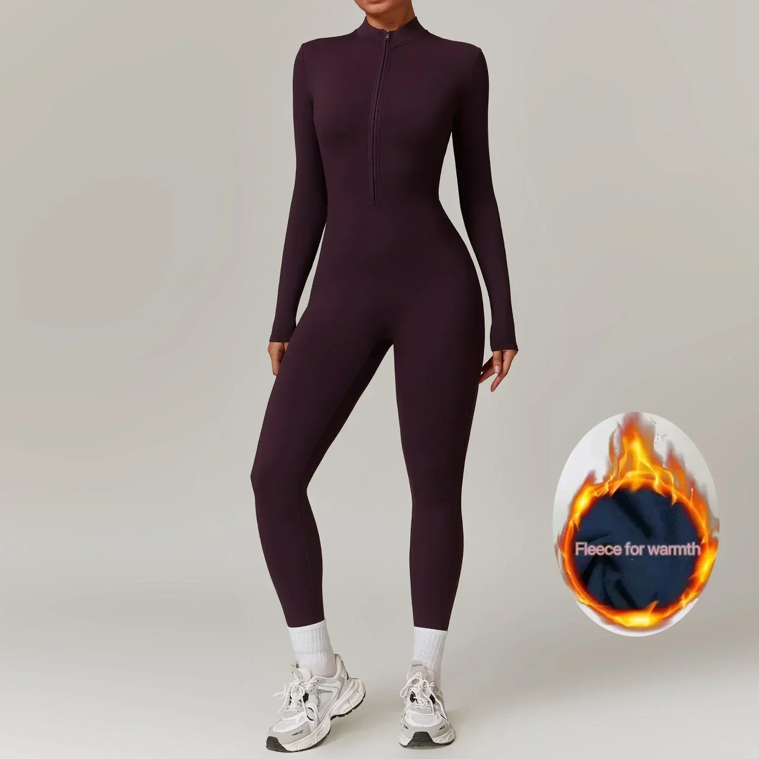 Harper Women's Winter Jumpsuit – Fleece-Lined Stretch Outdoor One-Piece
