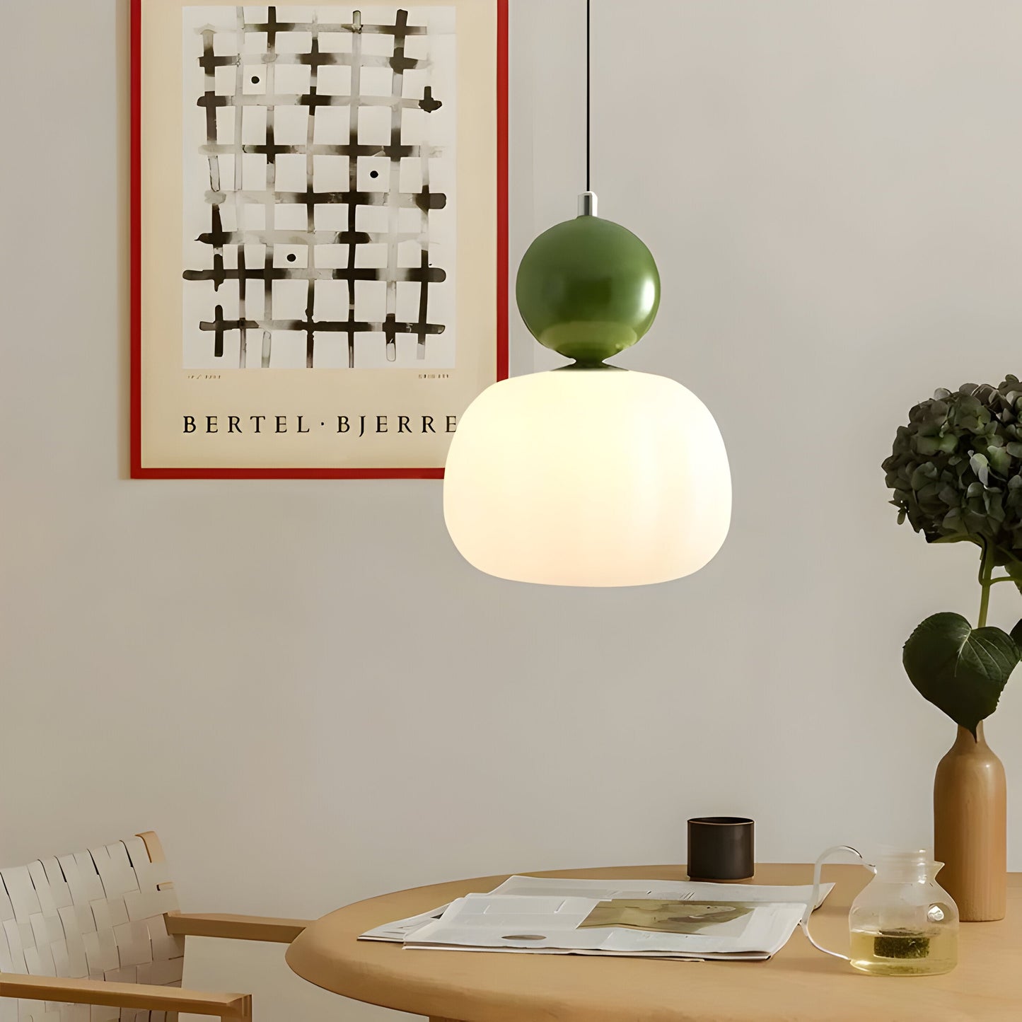 Mjørik – Nordic-Style Hanging Solar LED Pendant Light