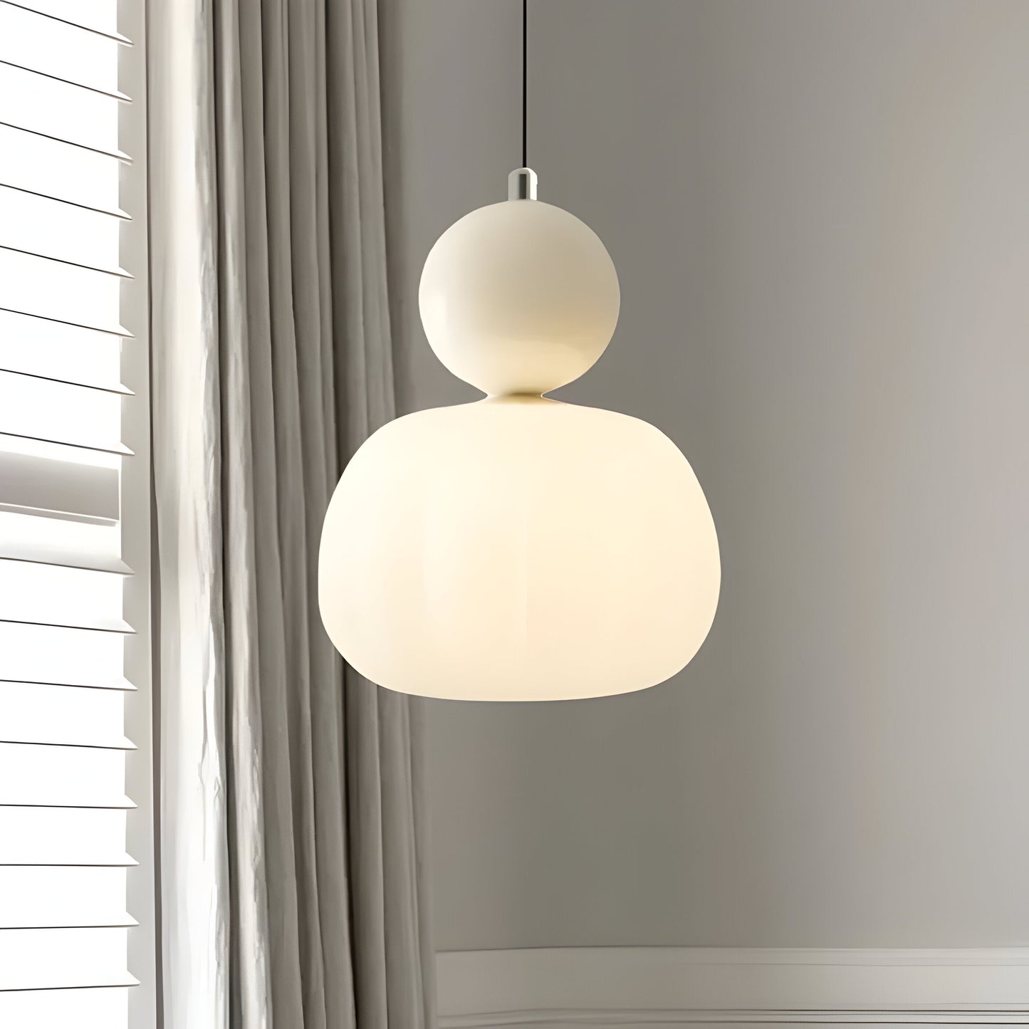 Mjørik – Nordic-Style Hanging Solar LED Pendant Light