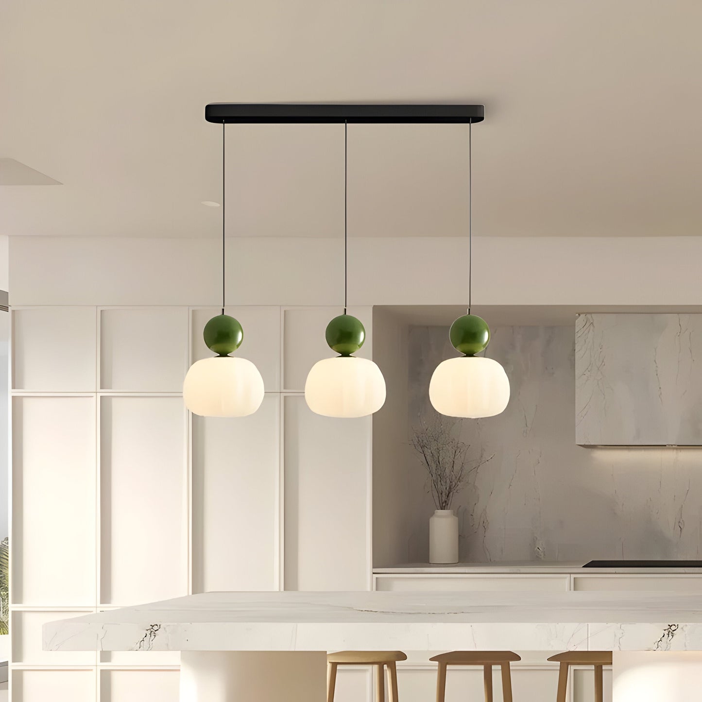 Mjørik – Nordic-Style Hanging Solar LED Pendant Light