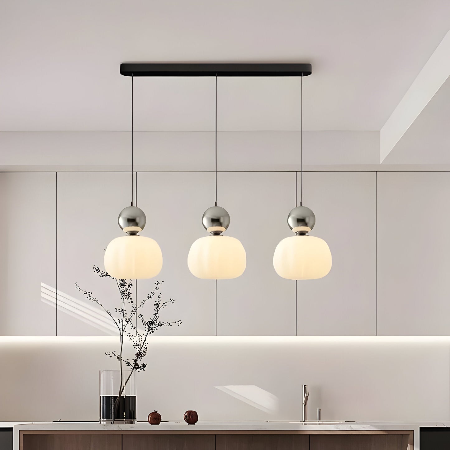 Mjørik – Nordic-Style Hanging Solar LED Pendant Light