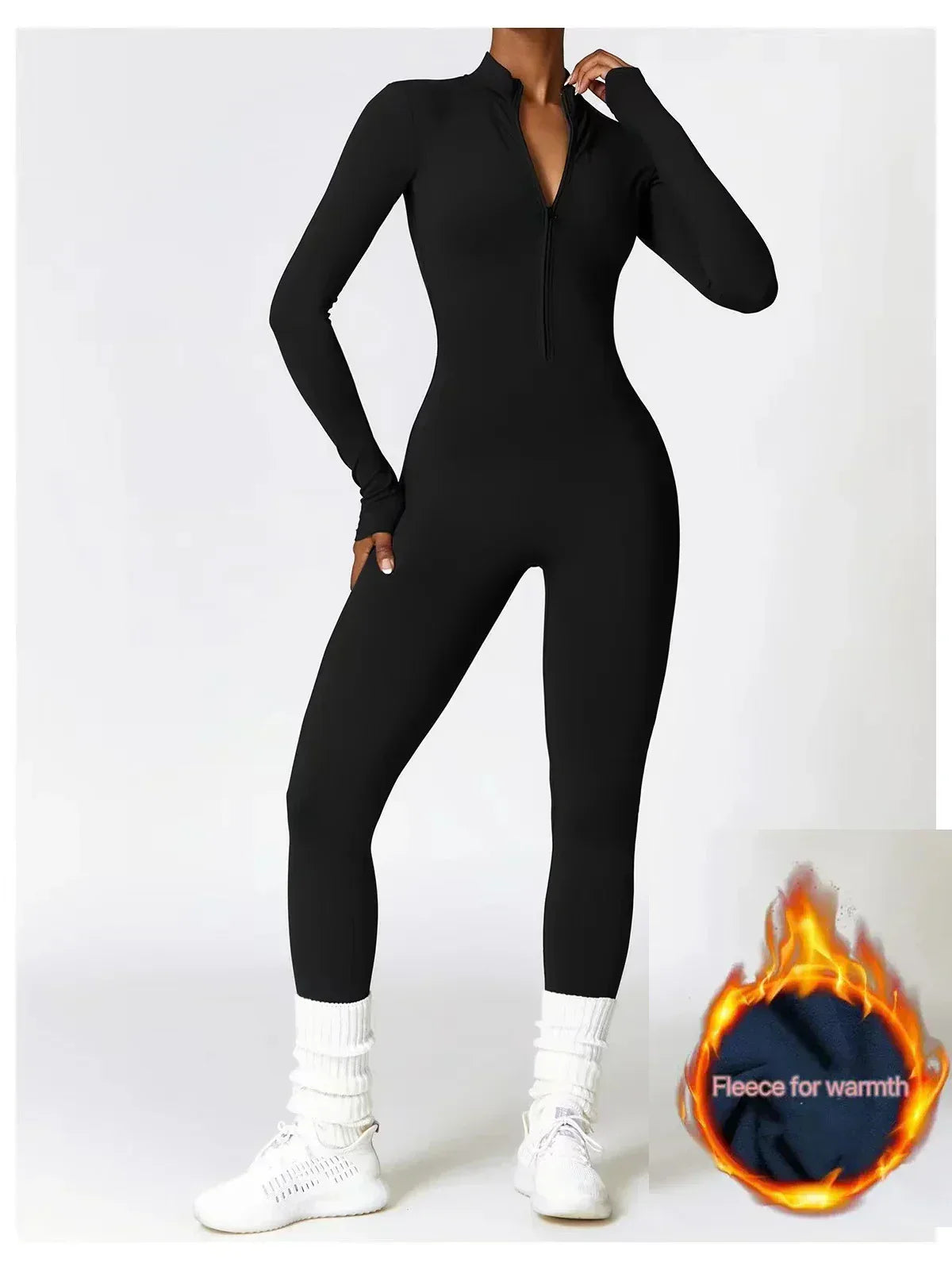 Harper Women's Winter Jumpsuit – Fleece-Lined Stretch Outdoor One-Piece