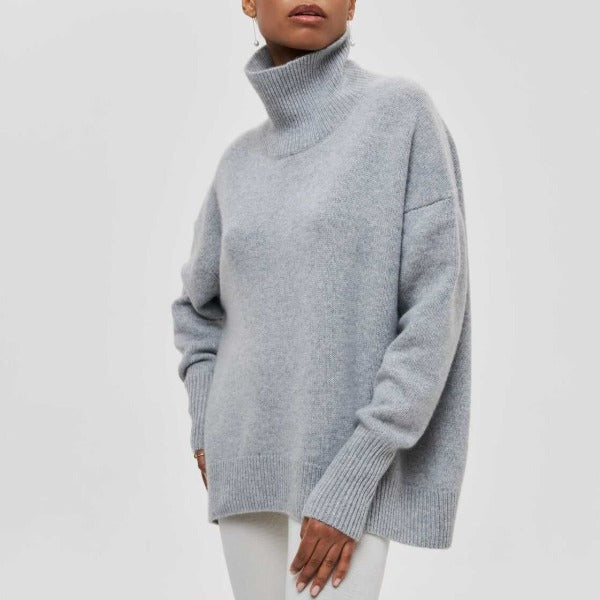 Florence Women's Knit Jumper – Soft Relaxed Fit Smart Casual Winter Sweater