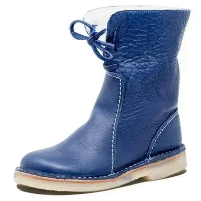 Beatrice Women's Faux Fur Boots – Slip On Winter Ankle Boots with Non Slip Sole