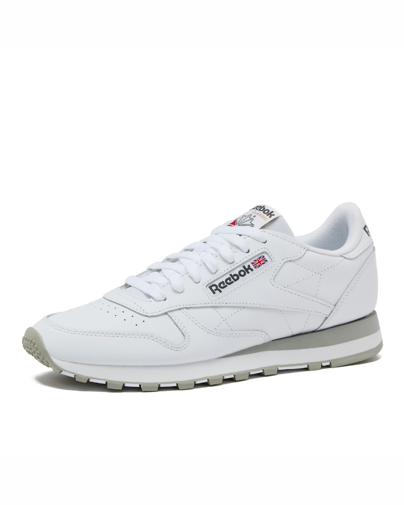 Callen Men's Leather Trainers – Lace-Up Rubber Sole Classic Casual Sneakers