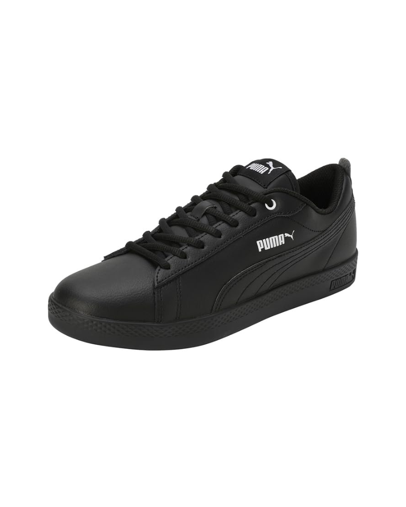 Maren Women's Leather Trainers – Lace-Up Platform Rubber Sole Casual Sneakers