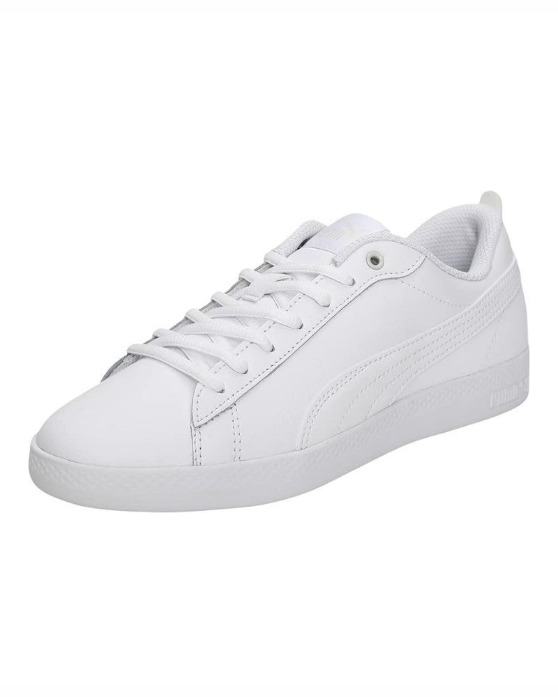 Maren Women's Leather Trainers – Lace-Up Platform Rubber Sole Casual Sneakers