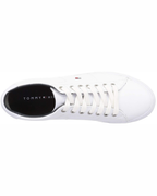 Pierce Men's Leather Trainers – Lace-Up Rubber Sole Casual Sneakers