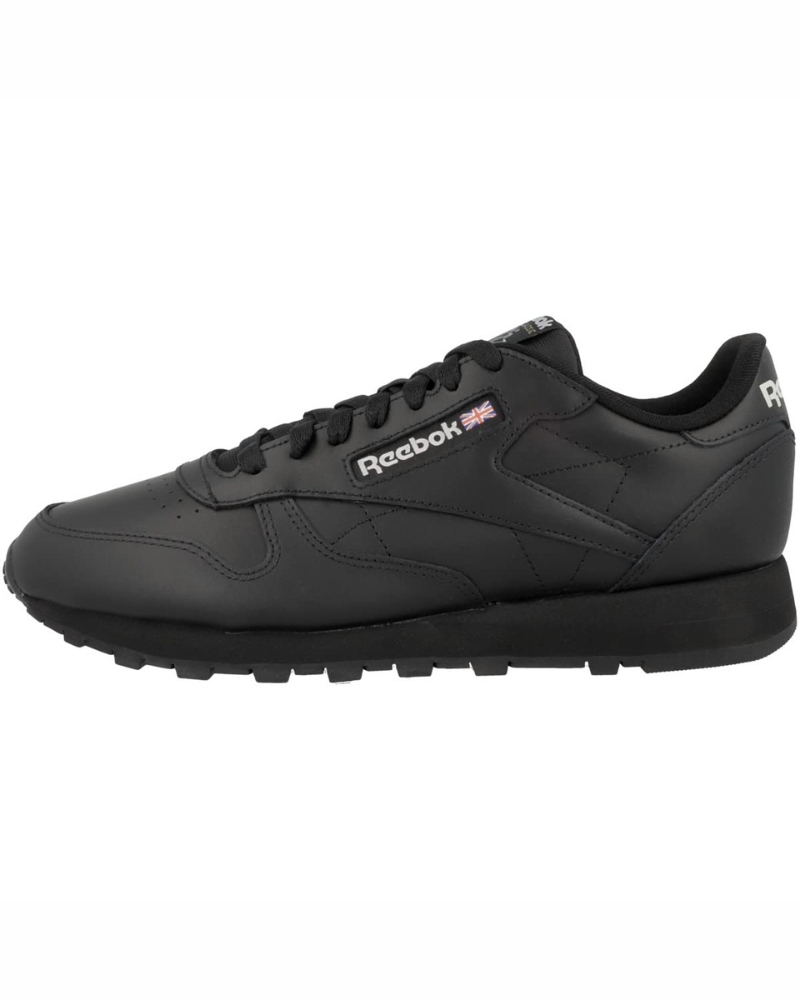 Callen Men's Leather Trainers – Lace-Up Rubber Sole Classic Casual Sneakers