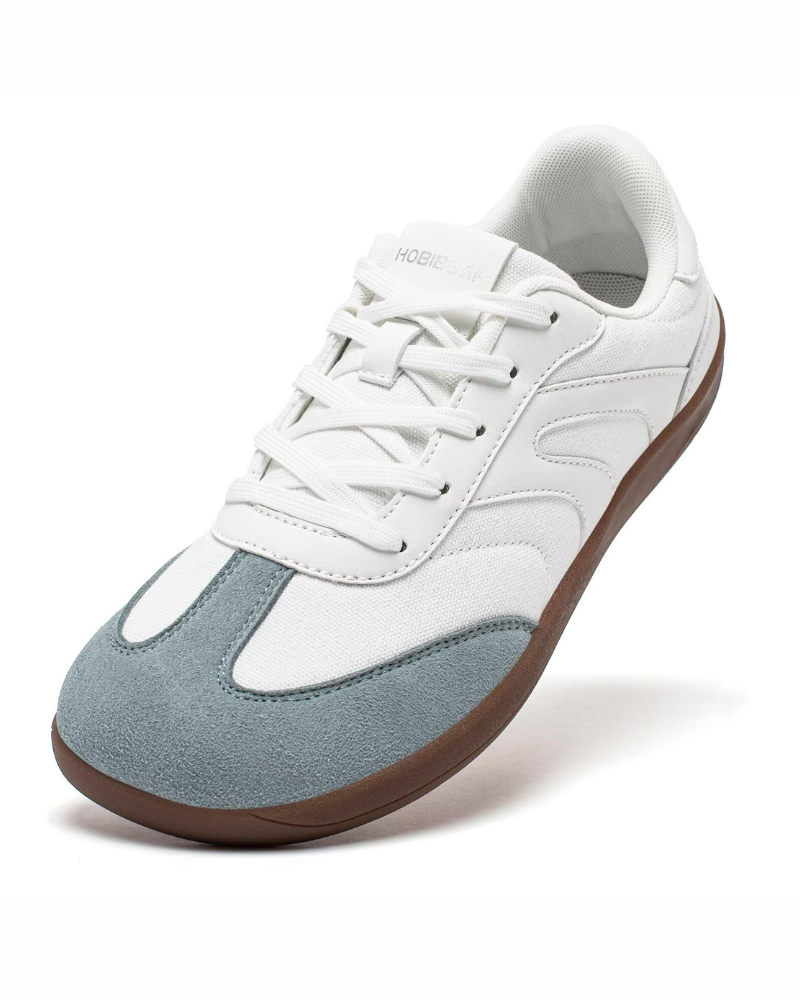 Kellan Men's Barefoot Trainers – Zero Drop Wide Fit Lace-Up Rubber Sole Shoes