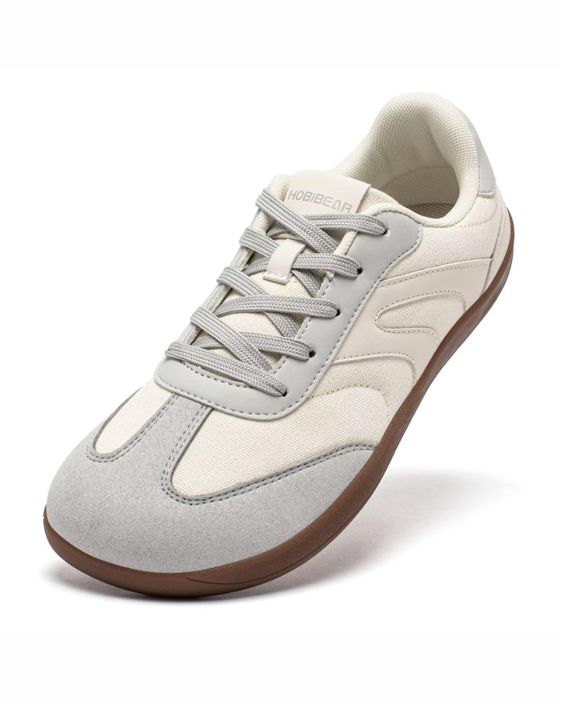 Kellan Men's Barefoot Trainers – Zero Drop Wide Fit Lace-Up Rubber Sole Shoes