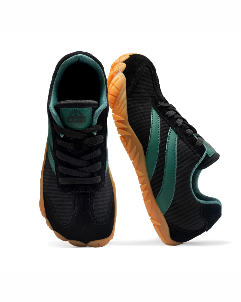 Teagan Women's Barefoot Trainers – Wide Toe Box Zero Drop Suede Lace-Up Shoes