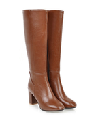 Catherine Women's Block Heel Boots – Side Zip Classic Ankle & Mid Calf Boots
