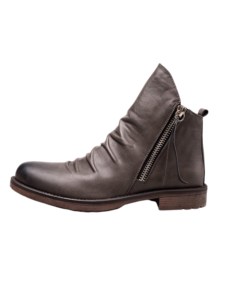 Gramer Men's Chelsea Boots – Side Zip Smart Casual Ankle Boots