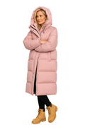Sammy Women's Long Puffer Coat – Oversized Quilted Winter Jacket with Insulated Padding
